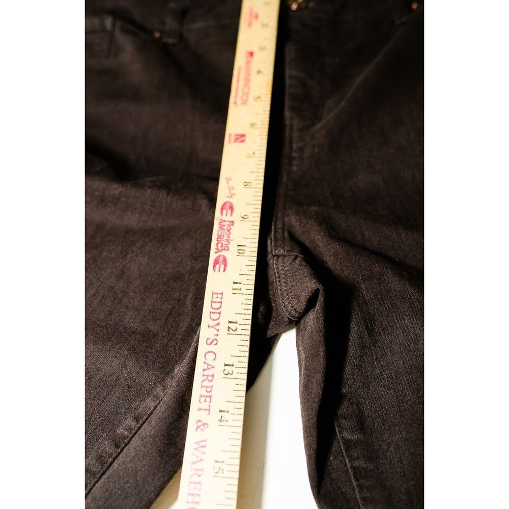 Chico's Pants 12 Brown So Slimming Girlfriend slim leg ankle - Picture 7 of 8